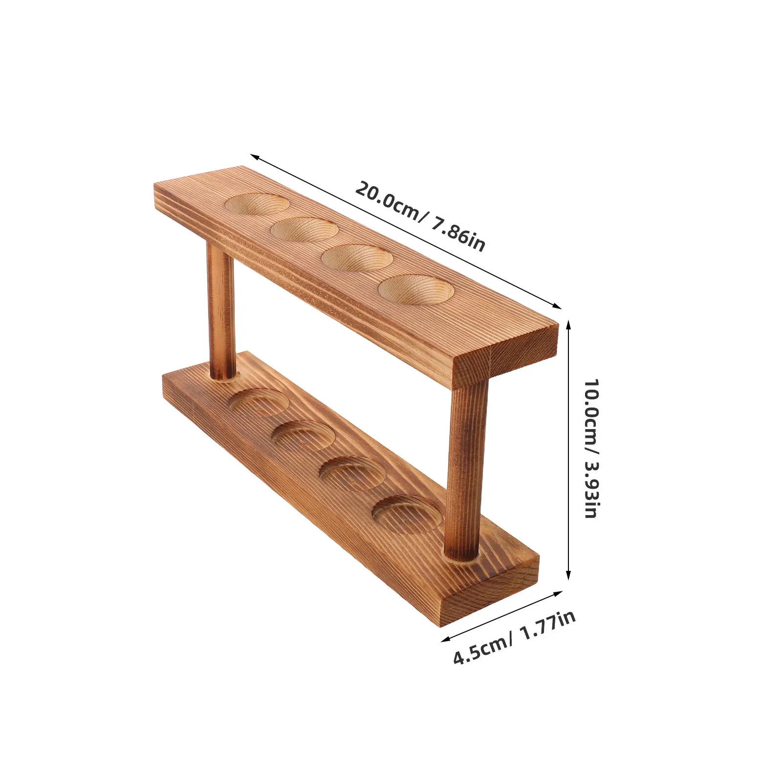 Wood Stand For Plant Propagation Station Glass Test Tube Vase Holder Replacement Hydroponic Flower Display Rack Wooden Base