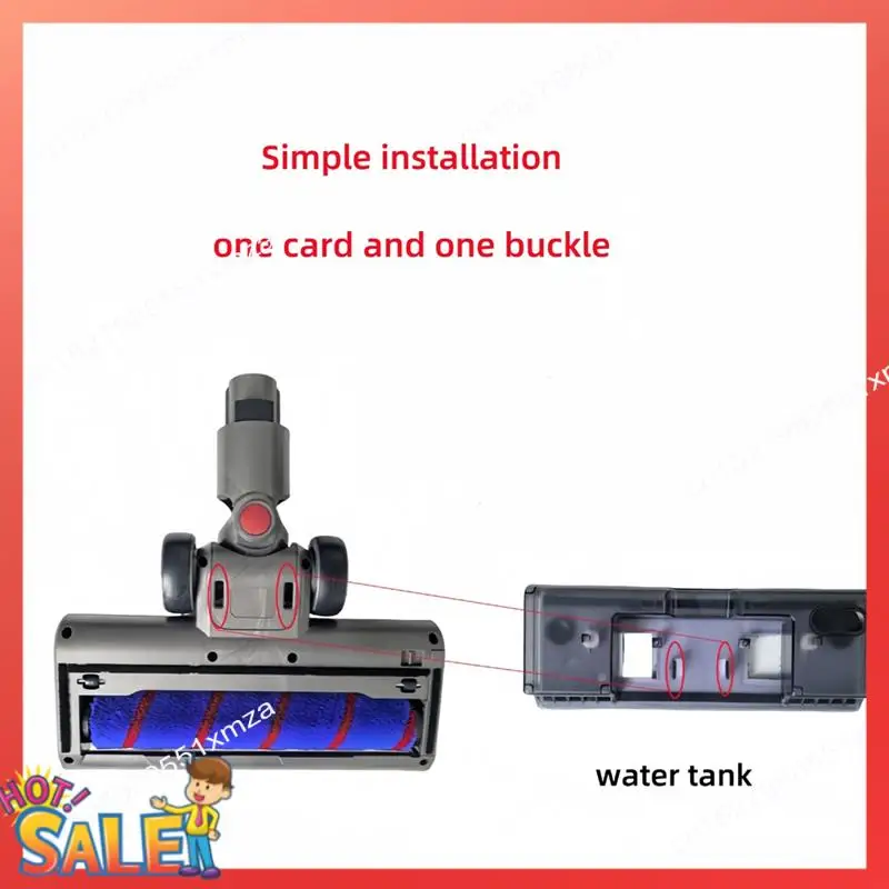 

ABCL For Dyson V7 V8 V10 V11 V15 Vacuum Attachment Soft Roller Brush Head With LED Lights With Water Tank For Hardwood Floor