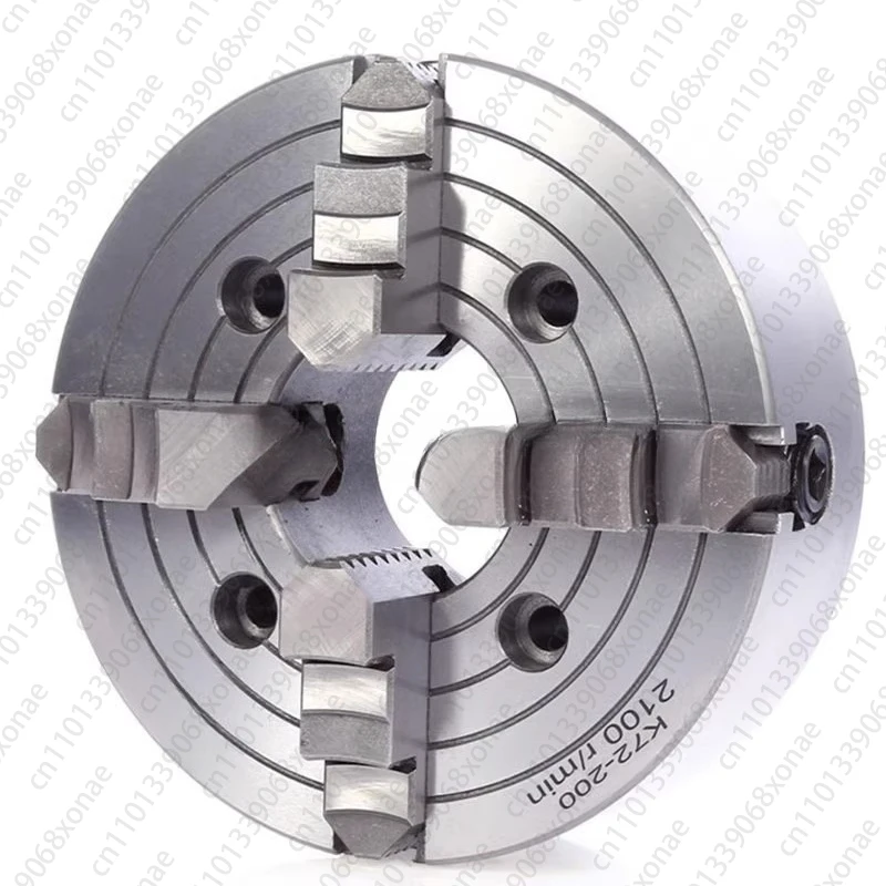 Four-jaw Single-action Chuck K72 80 100 125 160 200 250, Specially Designed for CNC Lathes