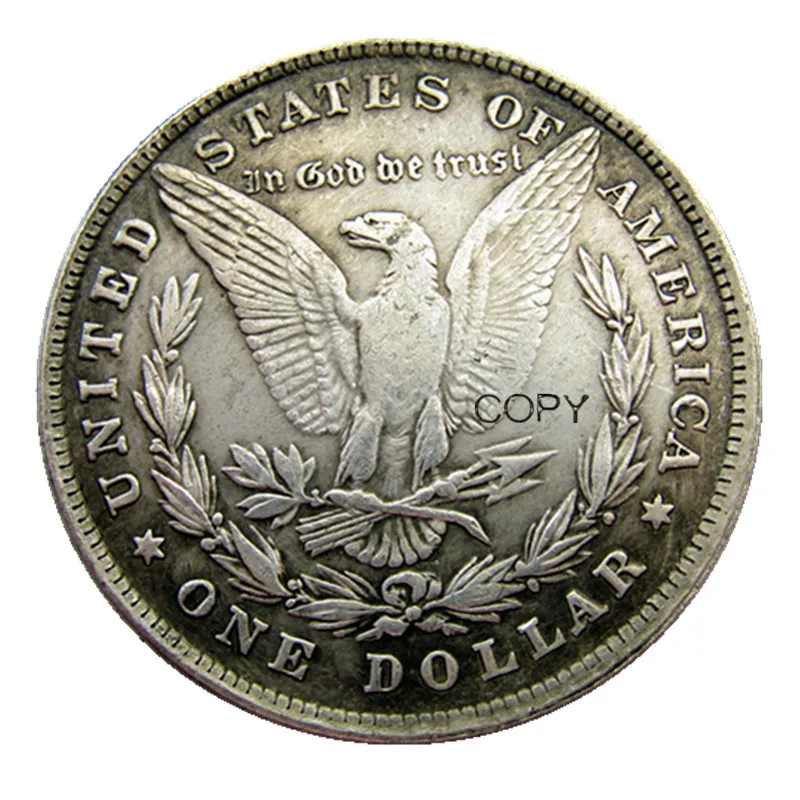 MA03 USA Morgan Dollar 1878 Magic Tricks Close Up Magia Mentalism Gimmick Props Appearing/Disappearin Silver Plated Coin