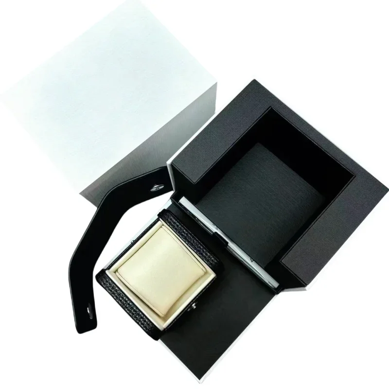 Роскошный Новый Модный Коричневый Черный Ретро Высококачественный бархатный футляр для часов из искусственной кожи для путешествий с витриной для ювелирных изделий бумажная сумка для хранения