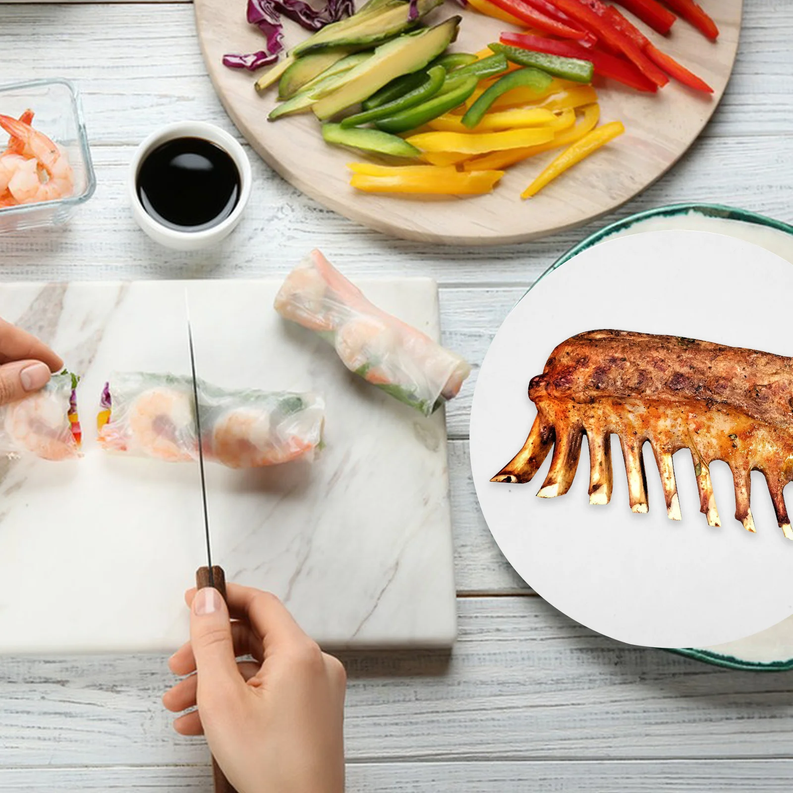 

Thick Double Sided Silicone Baking Bbq Paper Waterproof Oil Resistant Parchment Sheets Non-Stick Oven Liners For Grilling