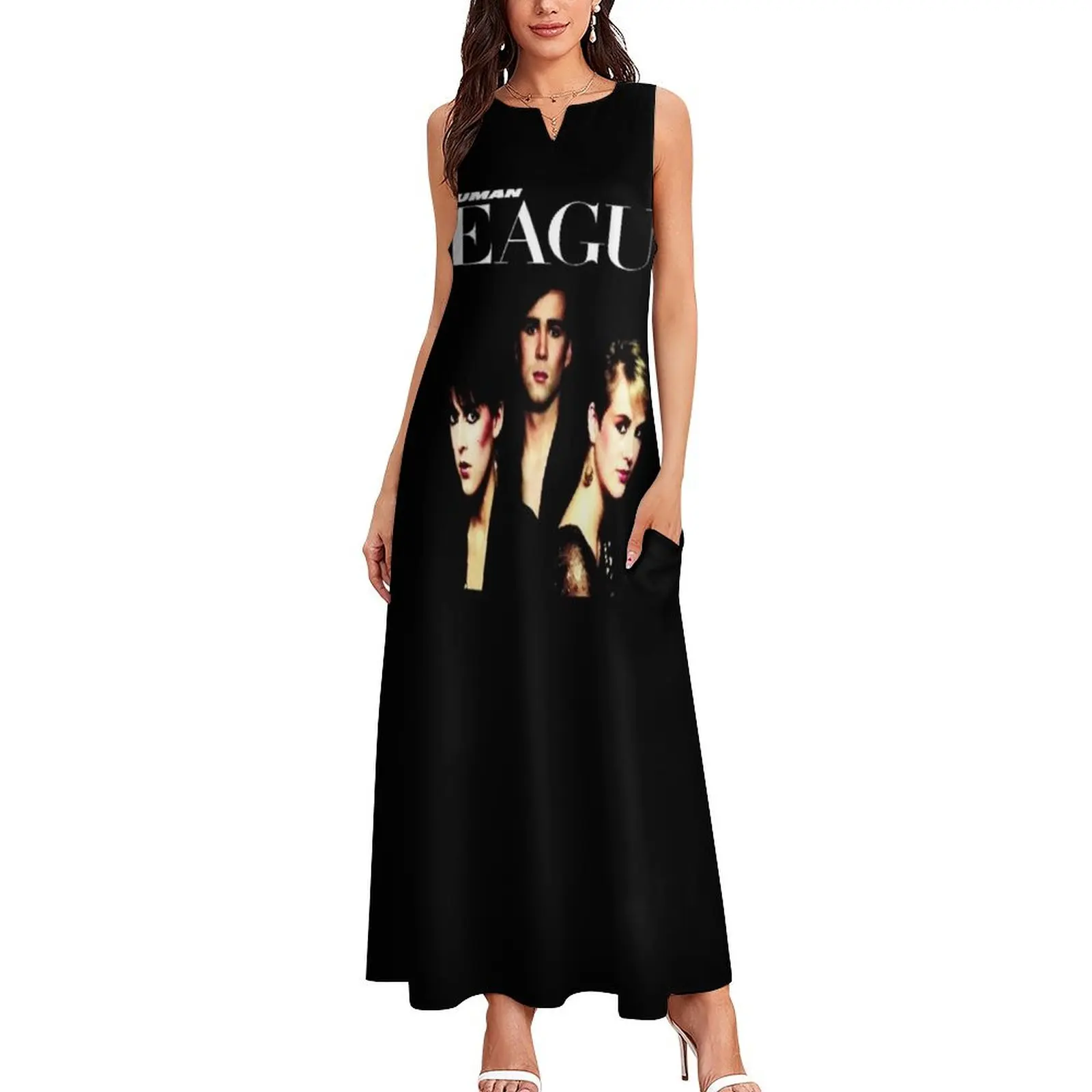 The Human League Fan Long Dress dresses for woman 2025 Casual dresses clothing women summer 2025