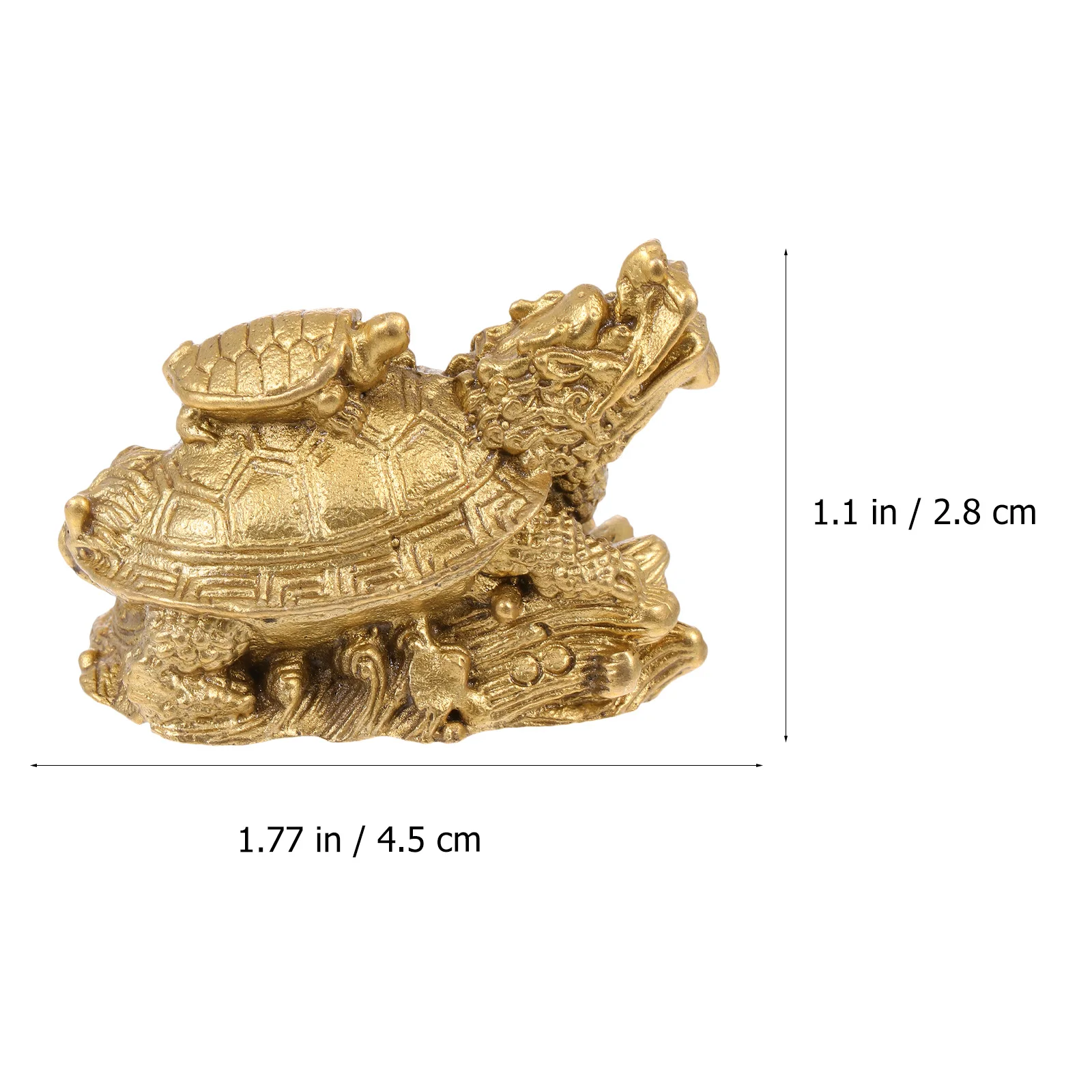 

Turtle Decor for Home Copper Dragon Ornaments Decorations Shaped Adornment