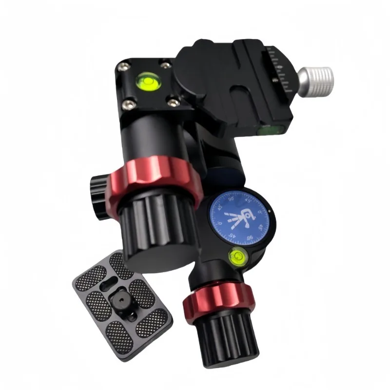 3D Gear Pan Tilt Авиационный алюминиевый сплав DSLR Микроштатив Панорамная Фото №2