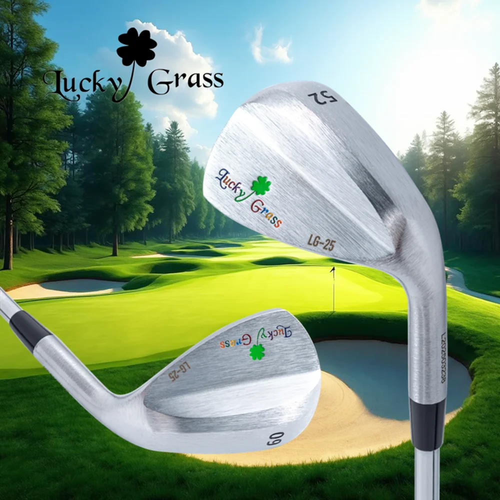 Clubes de golfe Lucky Grass, cunhas de golfe, eixo de aço, 48, 50, 52, 54, 56, 58, 60. Clubes de golfe perfeitos
