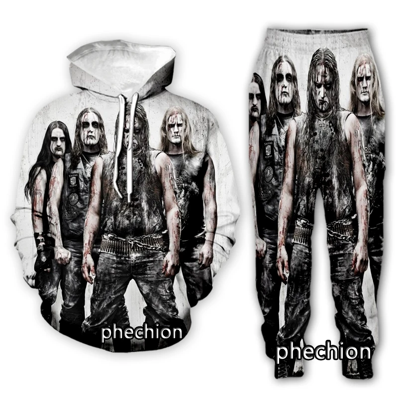 phechion New Men/Women Marduk Band 3D Print Clothing Long Sleeve Fashion Sweatshirt Hoodies Sport Casual Pants Z144