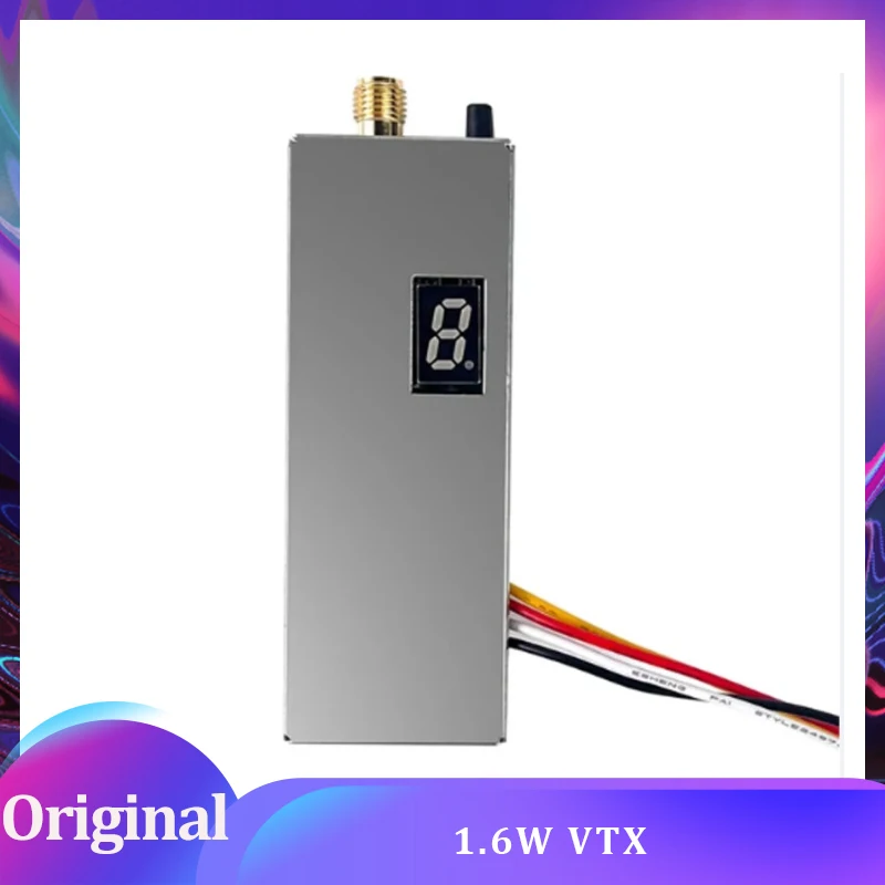 FPV 1.2G 1.3G 1.6W VTX الارسال 8CH 0.1mW/25mW/800mW/1600mW VTX الارسال لطويلة المدى FPV الطائرة بدون طيار RC نموذج #2
