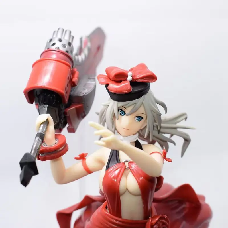 God Eater Elisa Crimson Gaun Peringatan Gambar 26Cm Pvc Anime Desktop Ornamen Model Action Figure Koleksi Mainan Hadiah