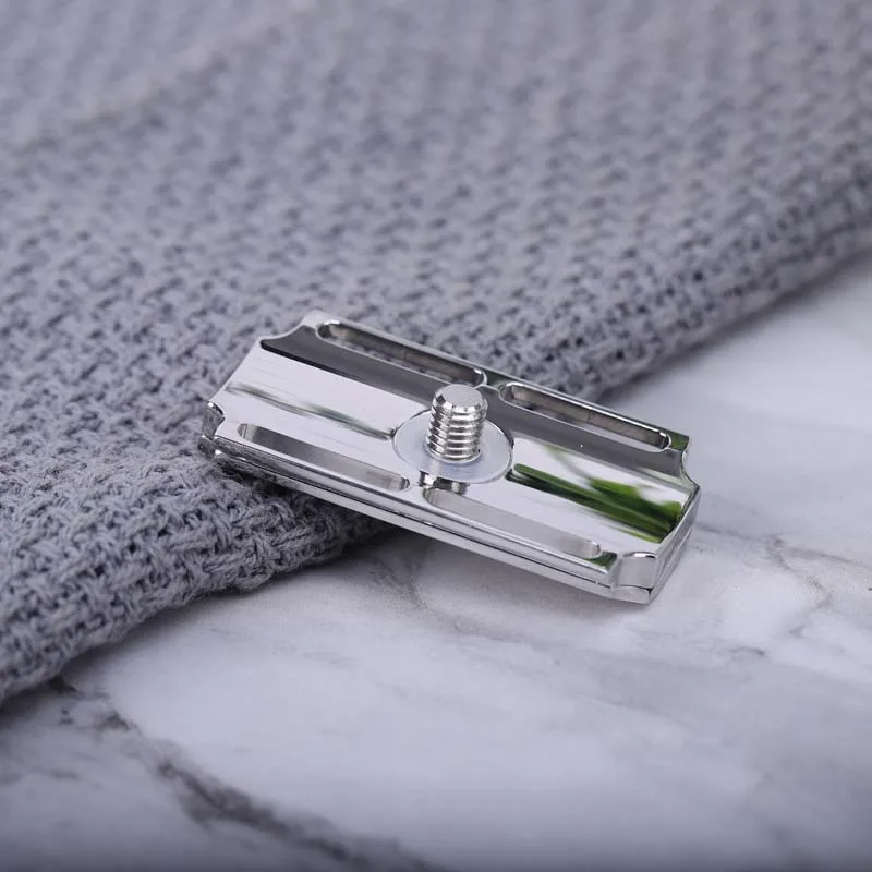 Yaqi Vostok 90SB Straight Bar 316 Stainless Steel Polished Safety Razor Head with 0.90mm Blade Gap