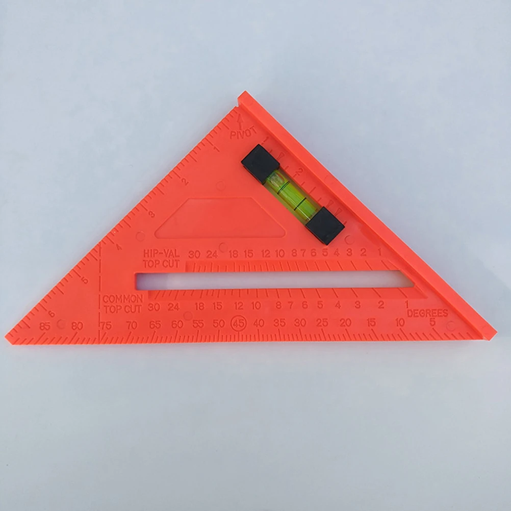 

7 Inch Carpentry Square Protractor Triangle Ruler Metric Aluminum Multifunction Durable Precision Woodworking Tool Accessories