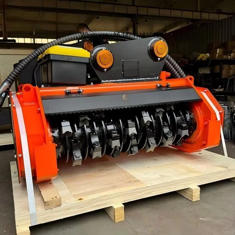 Mulcher Lawn Mower Cutting Trees Machinery Forestry Mulcher  for Wheel Excavator Crawl