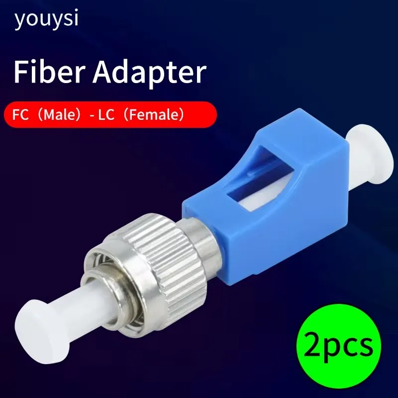 

2pcs/5pcs/10pcs LC Female to FC Male Fiber Optic Adapter Connecter FC-LC Hybrid Adaptor 2.5mm to 1.25mm FC-LC