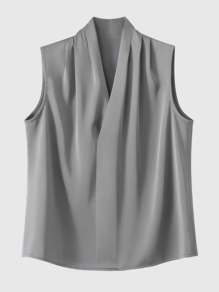 Ele V-Ne Svel Chiffon irt Dimagrante High-End Faion Summer Top Coreano Sle Taglio dritto Abbigliamento da pendolare