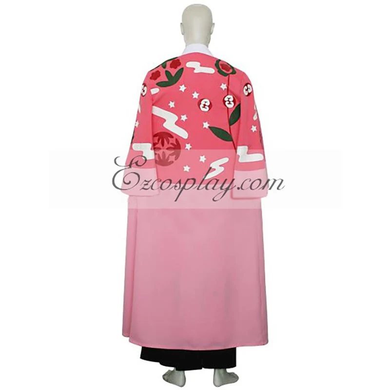 8th Division Captain Shunsui Kyoraku Cosplay Costume Shunsui Sakuranosuke Jiro Kyoraku Shinigami Kimono Outfit E001