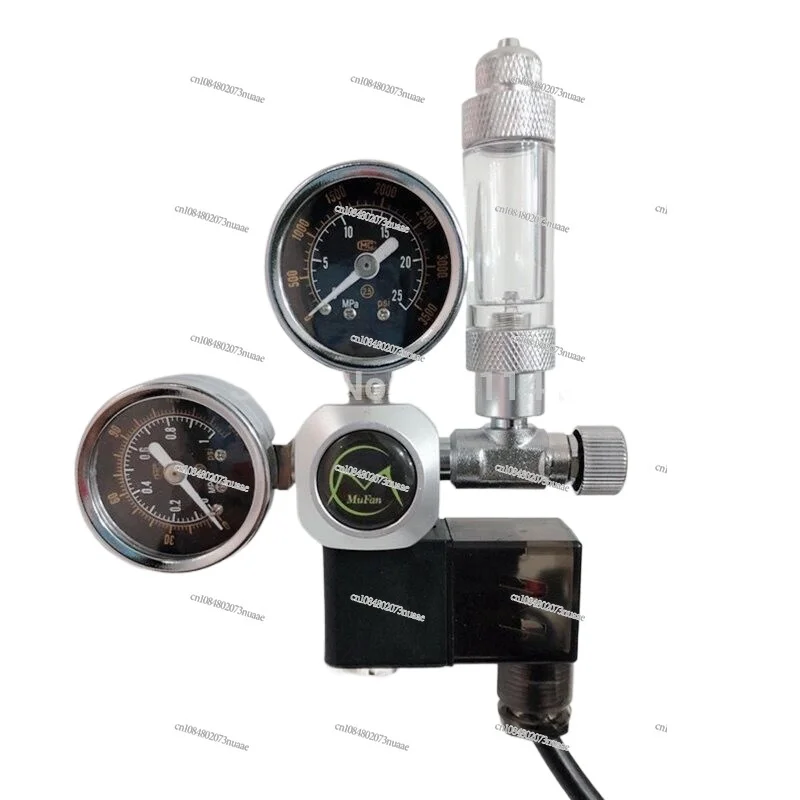 

Aquarium CO2 Regulator W21.8 G5/8 220V Magnetic Solenoid Check Valve Aquarium Bubble Counter Fish Tank Tool