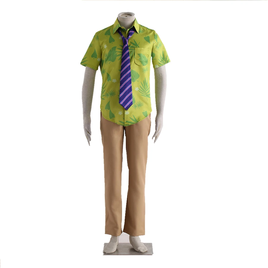 

New Green Shirt Nick Cosplay Costume Long Sleeves Short Sleeves Shirt To Choose For Game Party Halloween