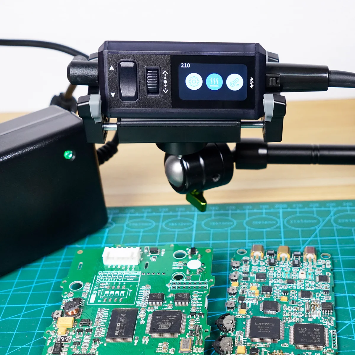 محطة لحام صغيرة من MINIWARE TS1M: PD 3.1 28V 140W متوافقة مع مقبض T245 ومكواة لحام رقمية محمولة C210 Repai