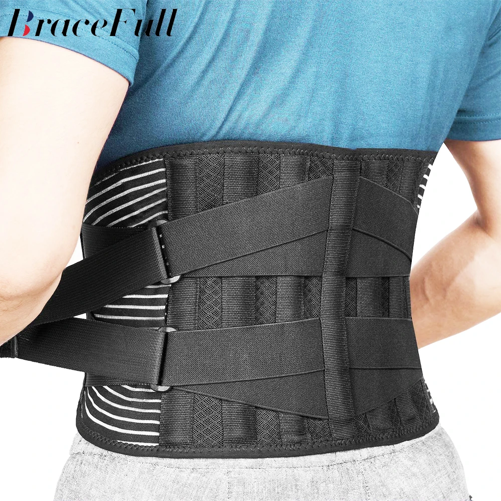 Back Lumbar Support Belt Waist Orthopedic Brace Posture Men Women Corset Spine Decompression Waist Trainer Pain Relief