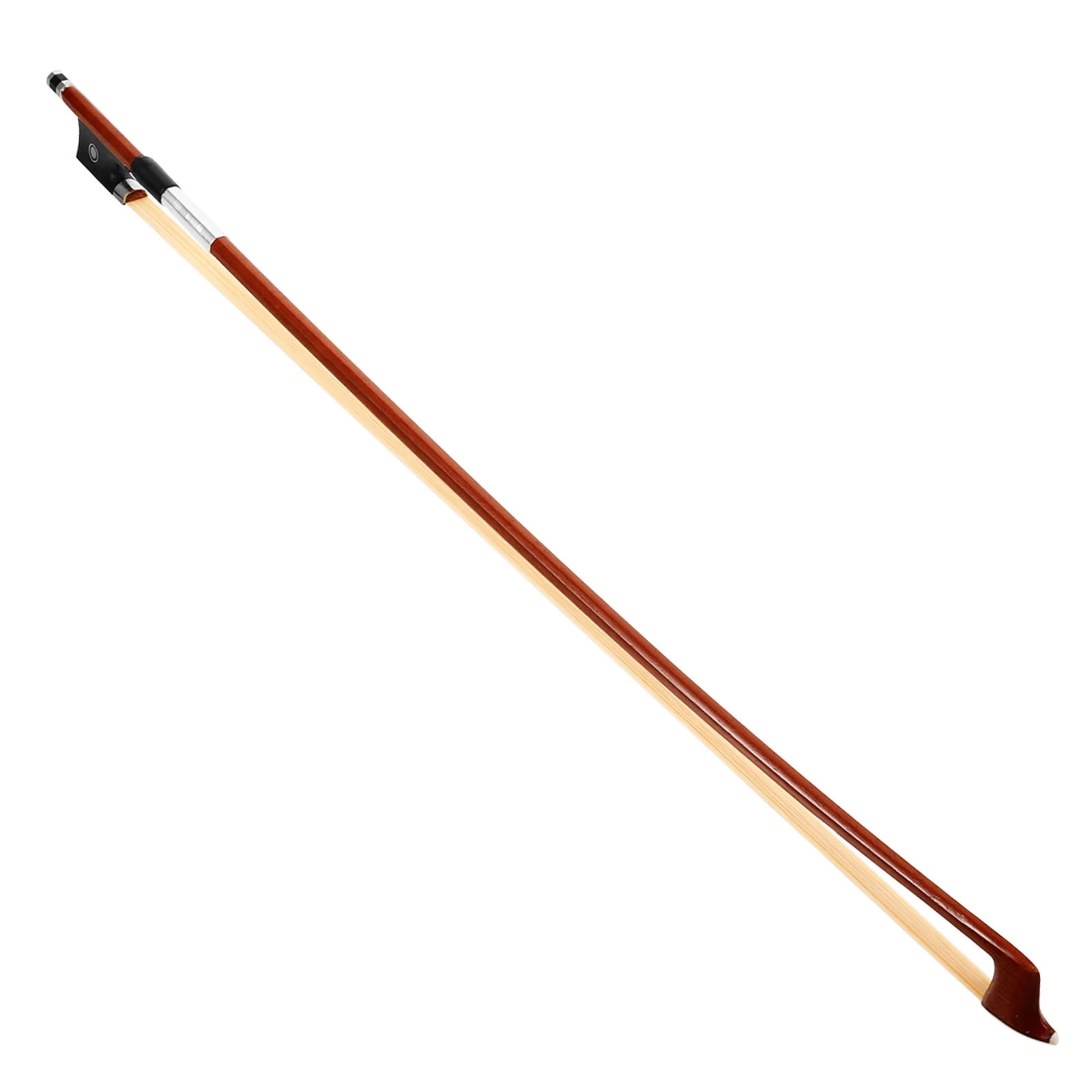 

Violin Bow 1/4 Octagonal Horsehair Bow Brazilwood Stick Ebony Tail Straight Lightweight Violin Practice Replacement Accessory