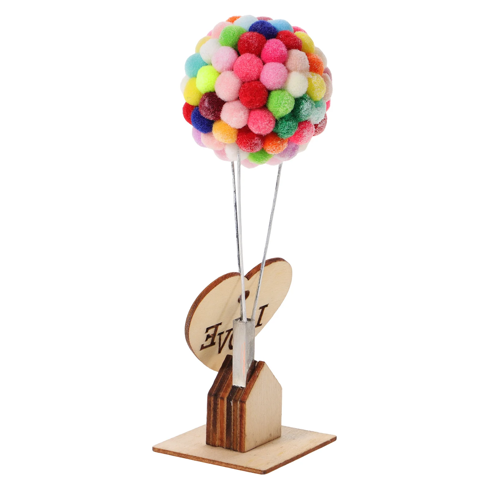 

Flying House Balloon Car Dashboard Decoration Cute Vehicle Interior Ornament For Women Desk Home Decor Accessories