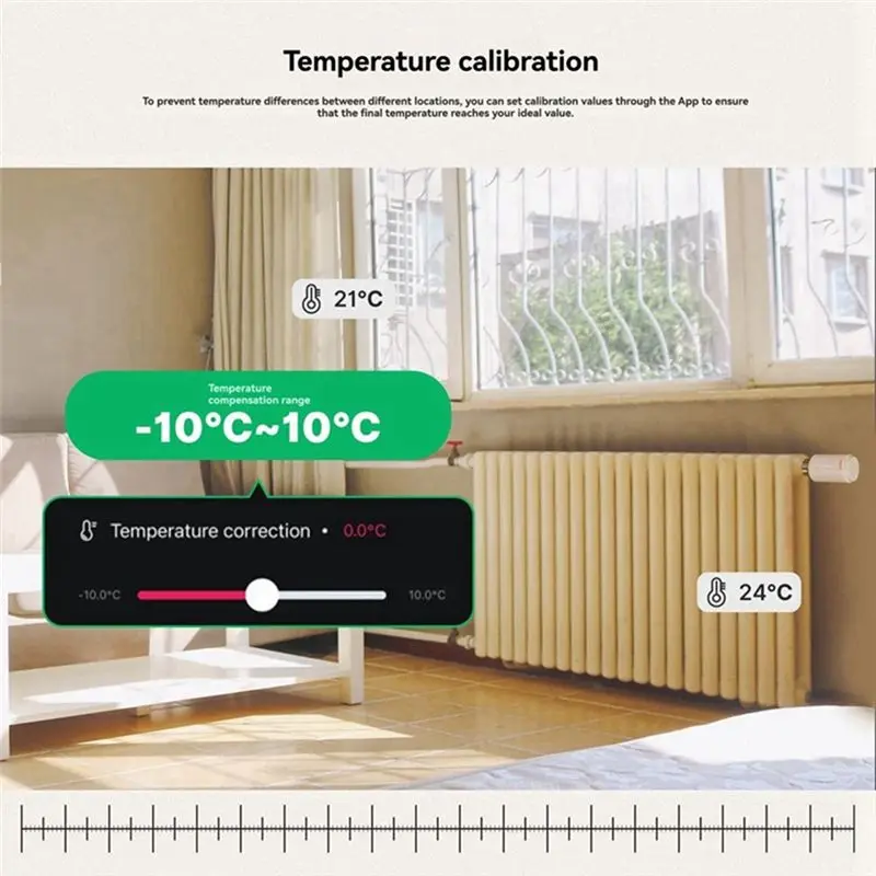 EVENTS DAY Tuya Zigbee Thermostatic Radiator Valve Smart TRV Programmable Supports Alexa & Google Home, Remote App Operation