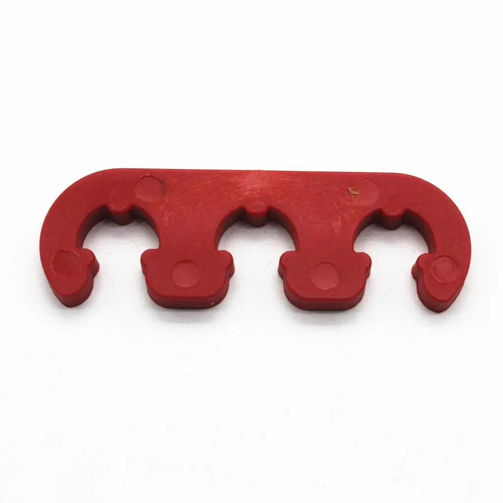 

Universal Plastic Spark Plug Wire Separators Red Clip-in Cable Holders Organizer Fits 7mm 8mm 9mm for Car Engine Systems