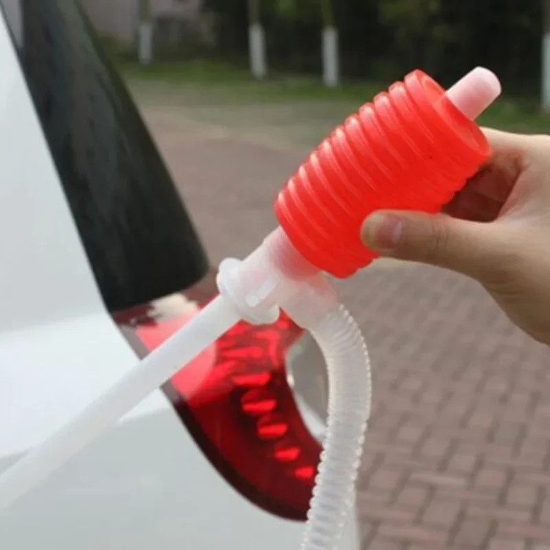Portable manual fuel pump suction design portable fuel transfer pump for emergency use chemical-tolerant liquid transfer pump
