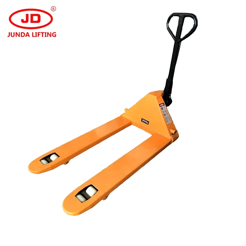 hand pallet truck with 3.75mm thickness 2ton 2.5ton 3 ton 5ton hand manual forklift for sale