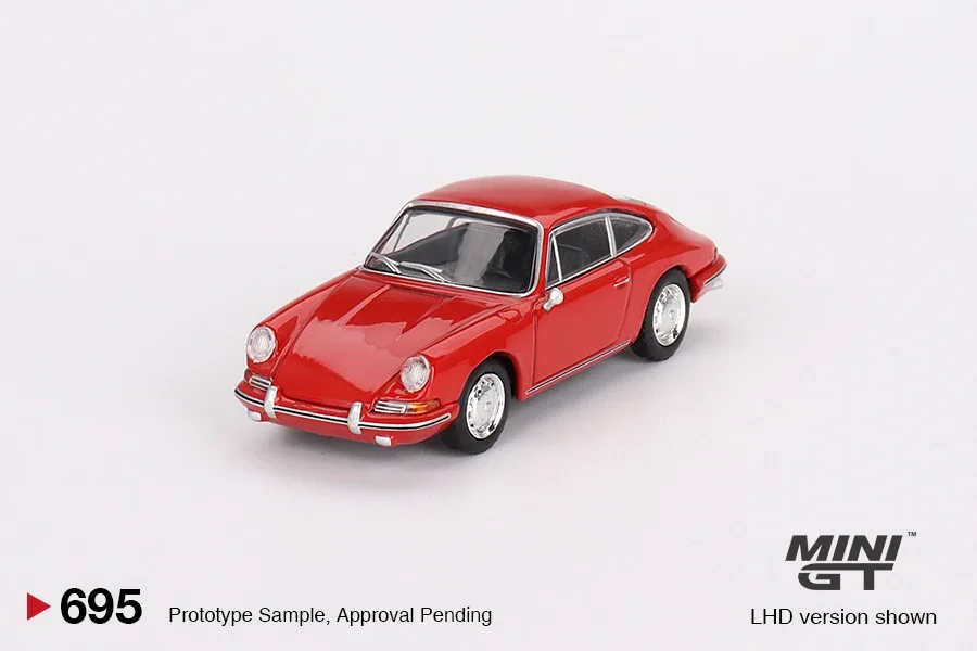 MINIGT 1:64 1963 Signal Red LHD Diecast Model Car