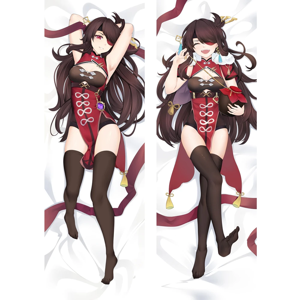 Game Genshin Impact Beidou Dakimakura Hugging Body Pillow Case Two-Sides Printed 2way Tricot DIY Pillowcases Home Decor 120x40cm