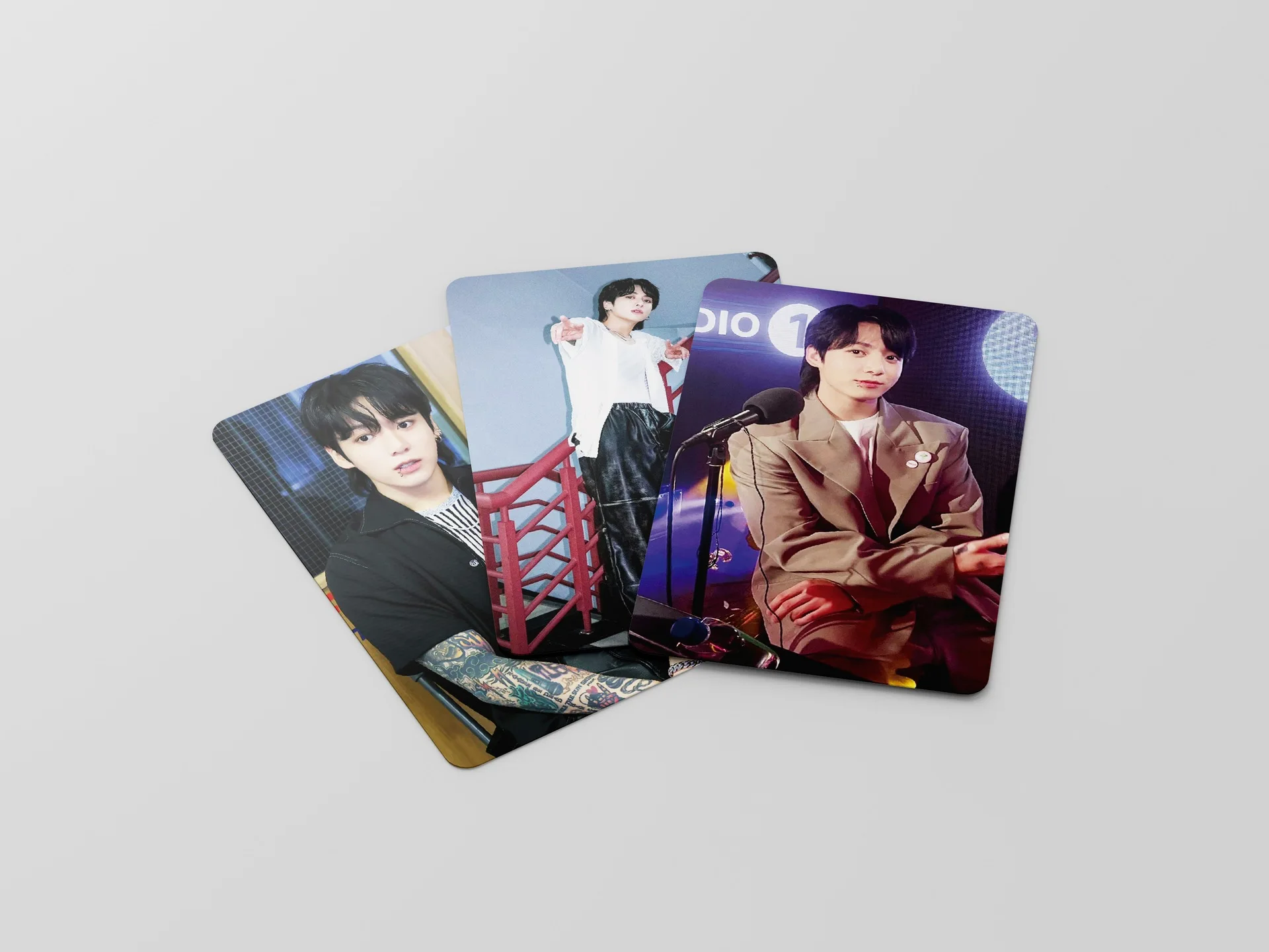 55Pcs/Set Kpop Idol JungKook Cards Photocard New Album Seven Postcard Fans Collection Gift