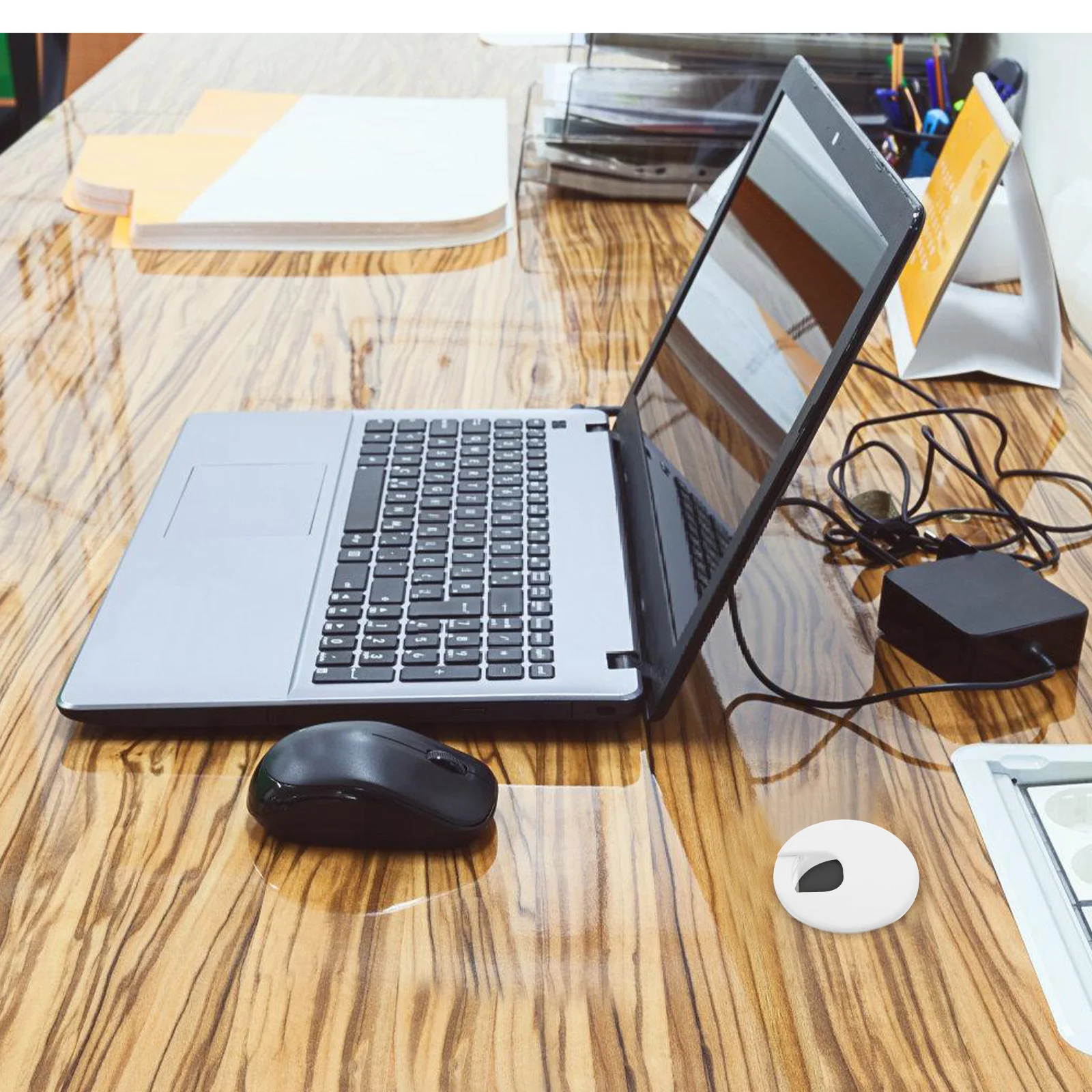 

20pcs Cover Wire Grommet Desk Organizer Black 50mm Decorative Desk Grommets Computer Cable Grommet Diameter Storage Solution