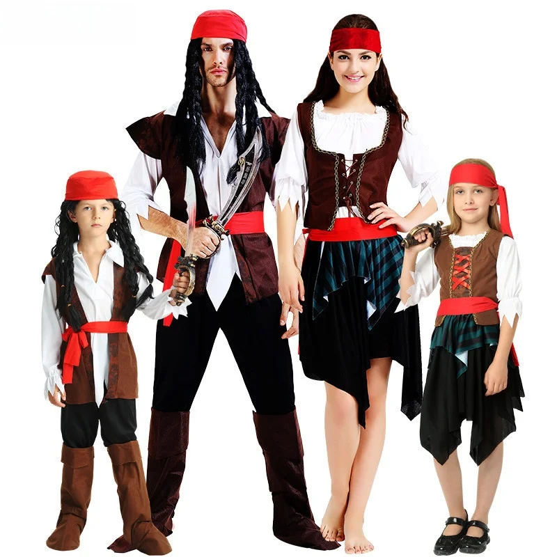 

Caribbean Pirate Costumes loween Role-plang Clothes Women's National Stage Costume Polyester Fiber 00% New Sle