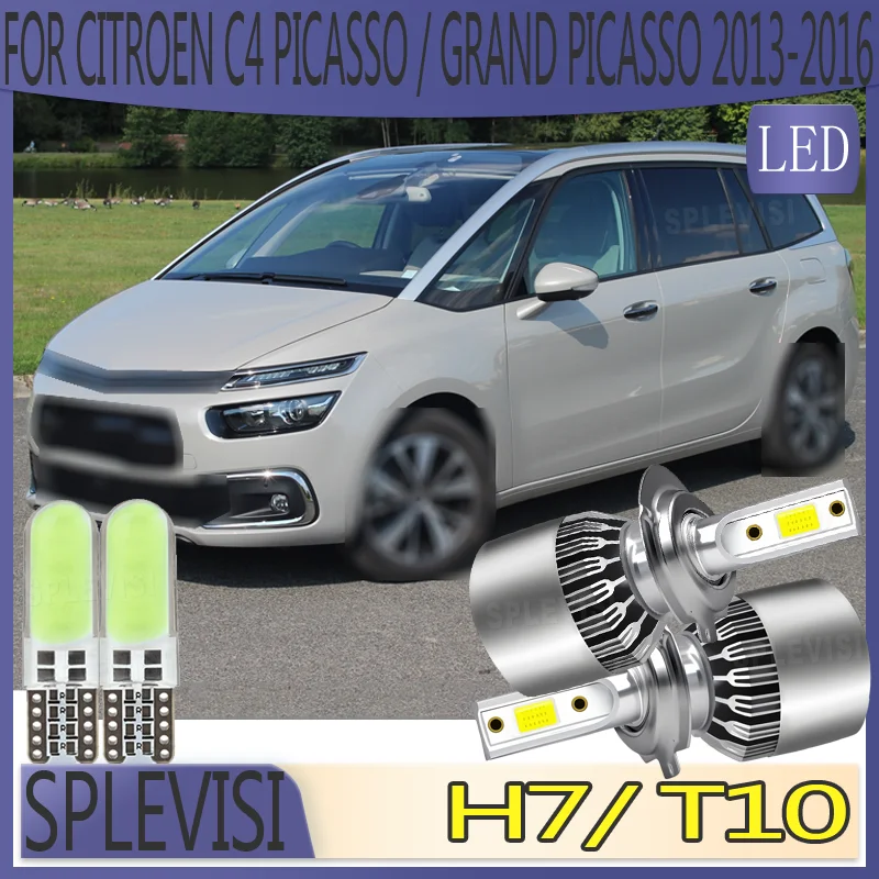 Wide Illumination Angle Quick Installation Waterproof LED Headlight For Citroen C4 Picasso / Grand Picasso 2013 2014 2015 2016
