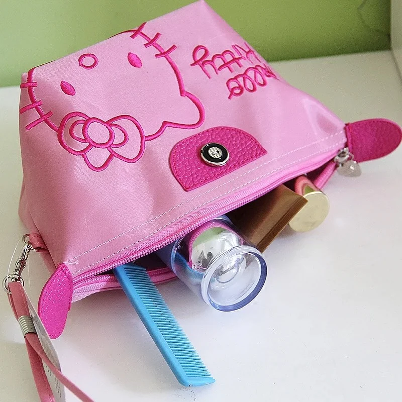 

Sanrio Hello Kitty Portable Cute Waterproof Handbag Cute Arge Capacity Suspension Bag for Work Travel New Travel Toiletry Bag