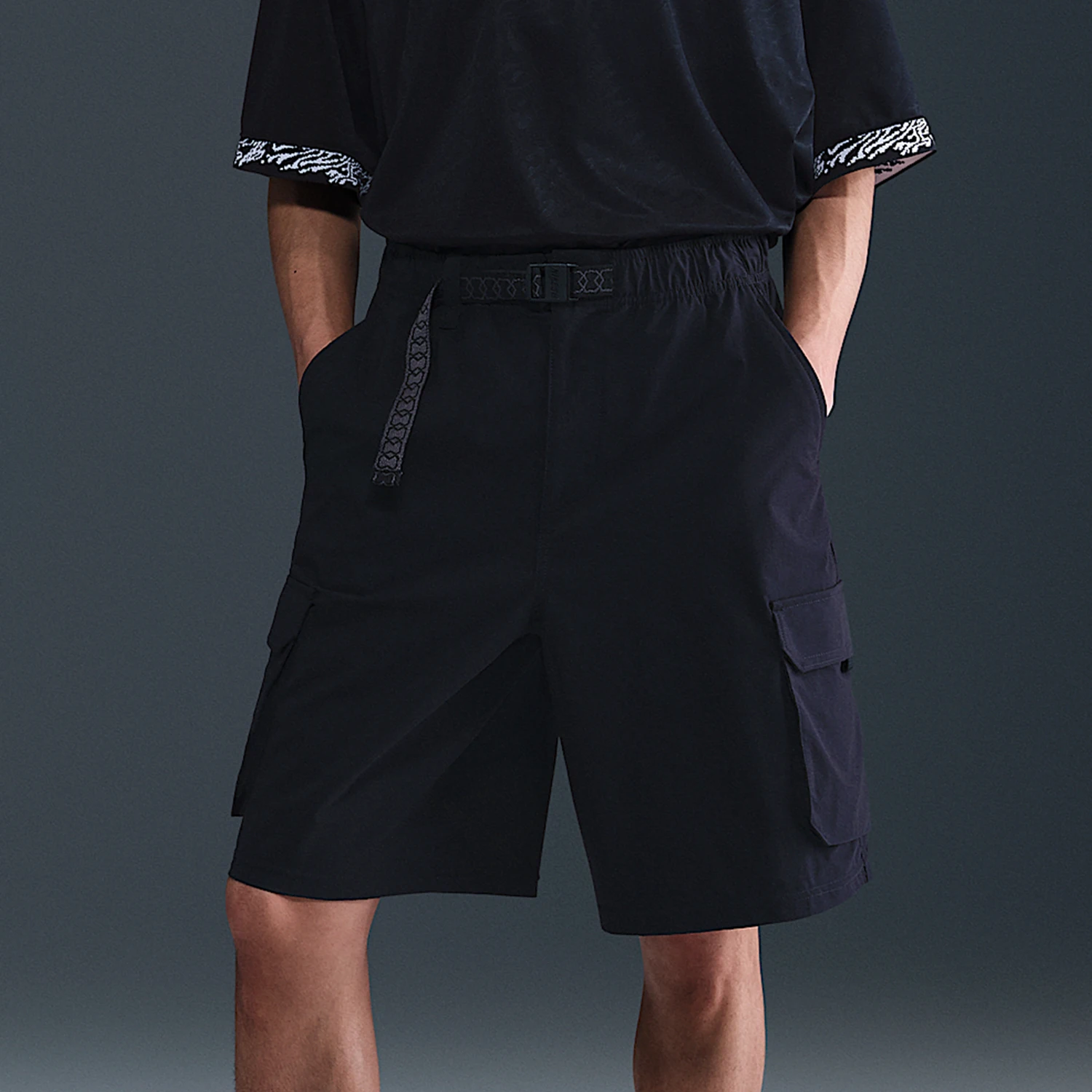 

Nike genuine genuine Summer New Men's Loose Breathable Straight Cargo Pants HJ2909-010