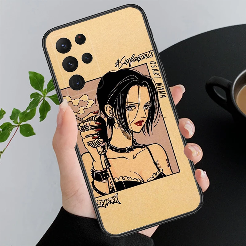 Nana Osaki Anime Phone Case For Samsung S23 S22 S21 S20 Ultra S20 S22 S21 S10E S21 S20 FE S24 Plus