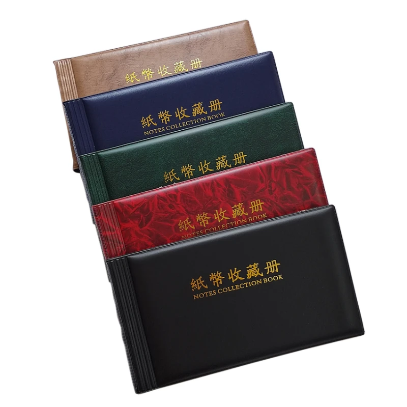 

30 Page Banknote Protective Pouch Collection Book Banknote Collection Album Banknote Storage Collection Organiser for Collectors