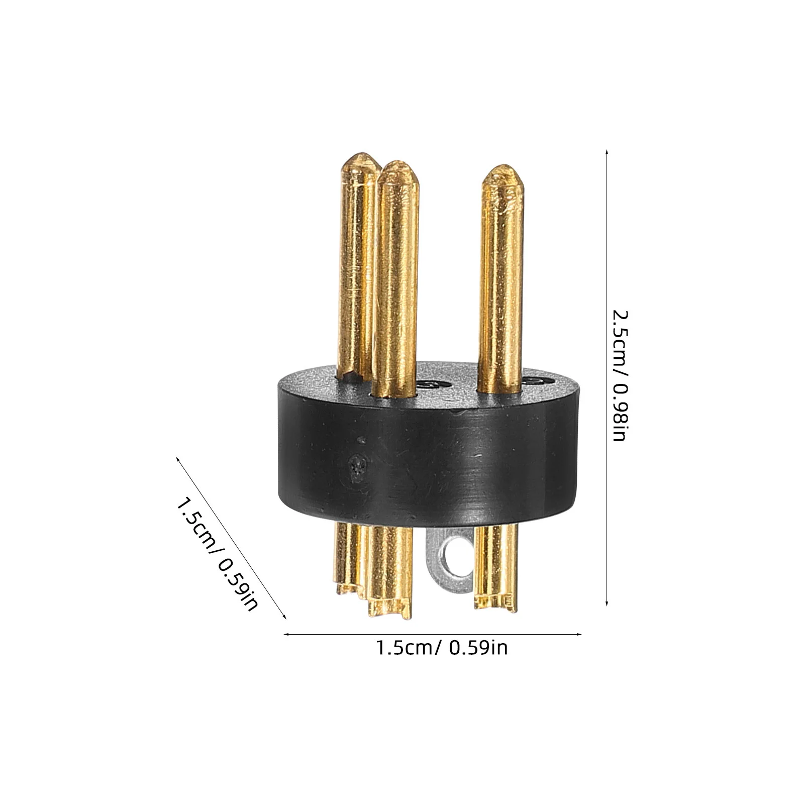 10 buah Radio XLR jarum kepala colokan 3-pin, untuk adaptor Mikrofon ke Jack Headphone