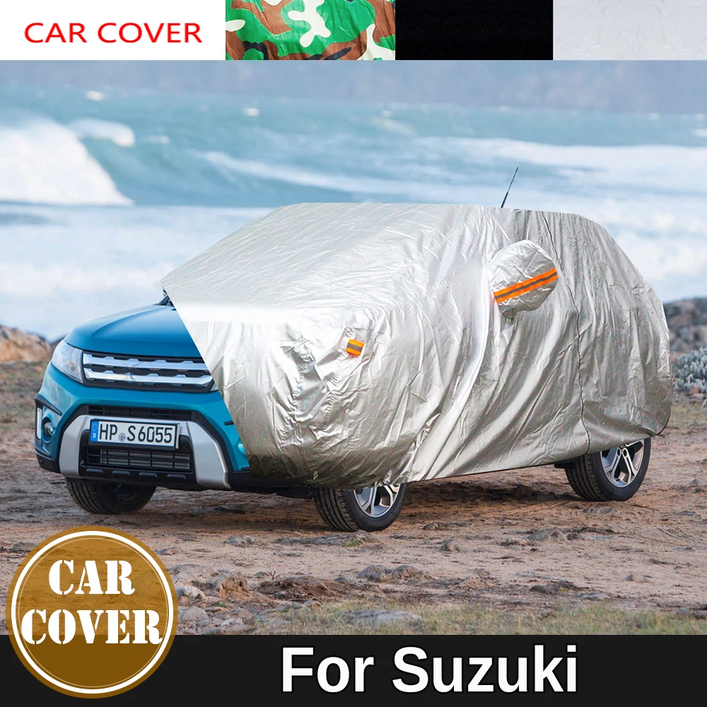 Housse de Protection complète pour voiture Suzuki estime SX4 Vitara XL-7 XL7, imperméable, pour l'extérieur, la pluie, le soleil, Anti-UV, la neige, coupe-vent