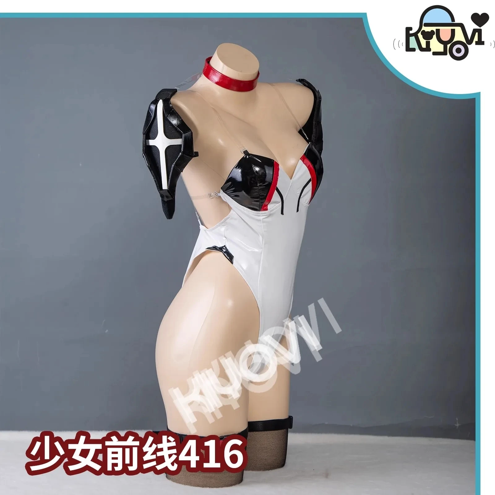 Spiel Mädchen Frontline HK416 Cosplay Kostüm Doujin Leder Overalls sexy Kleid Perücke Schuhe für Frauen Männer Halloween