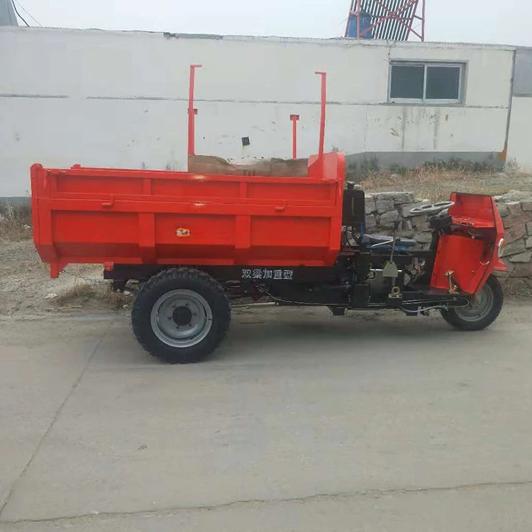 Cart Construction Site Pull Brick Sand Stone Earthwork Truck Dump Mining Engineering Tricycle