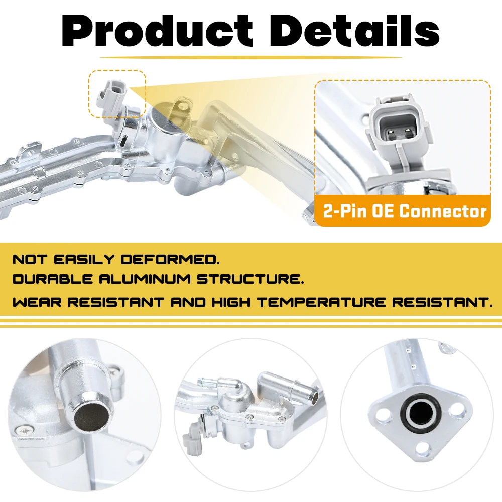 Upgraded Metal Coolant Water Pipe System Kit 3.0 for Jaguar XE XF XJ F-Pace F-Type LR010733 AJ813917