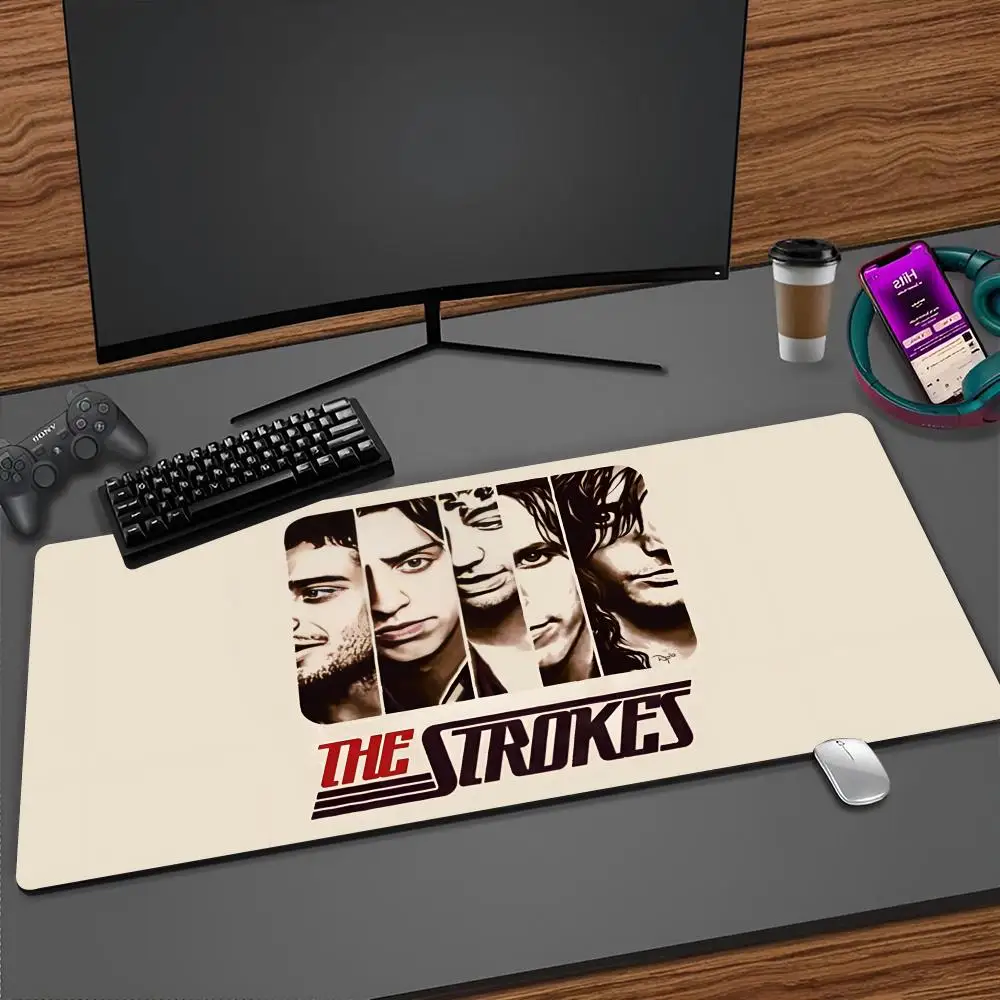 The Strokes Mouse Pad Cartoon Lockedge Large Gaming Pad Computer Gamer Keyboard Mat Desk Mousepad PC Desk Pad