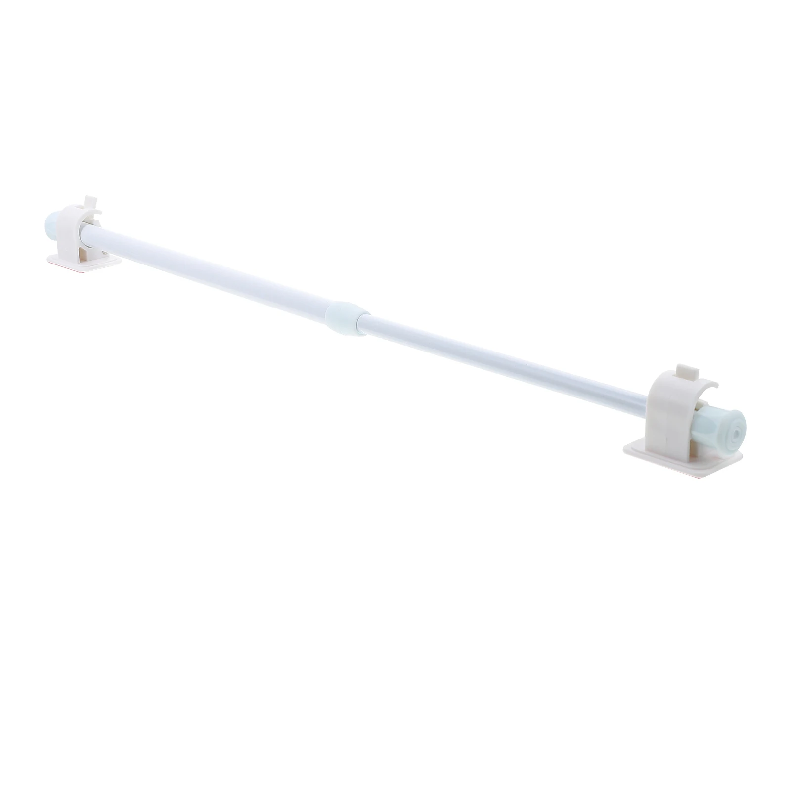 

1 set Telescopic Clothes Drying Rod 30-50cm 1 3cm Diameter Punch Free Adjustable Curtain Rod for Bathroom Closet Home Use