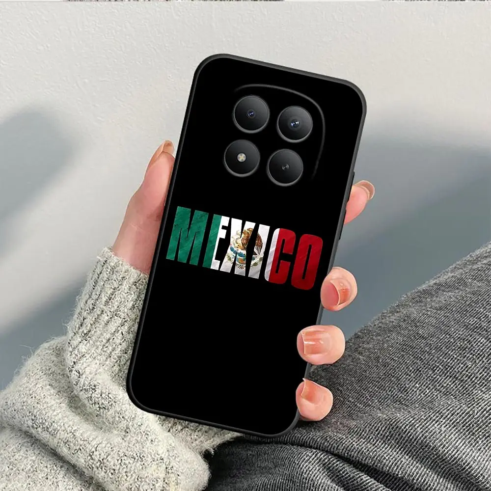 

Phone Case For Xiaomi Redmi Note 15 14 13 12 12S 11 11T 11S 10 10S 9 Pro PLUS TPU DIY Funda Shell Case Capa Cover Flag Of Mexico