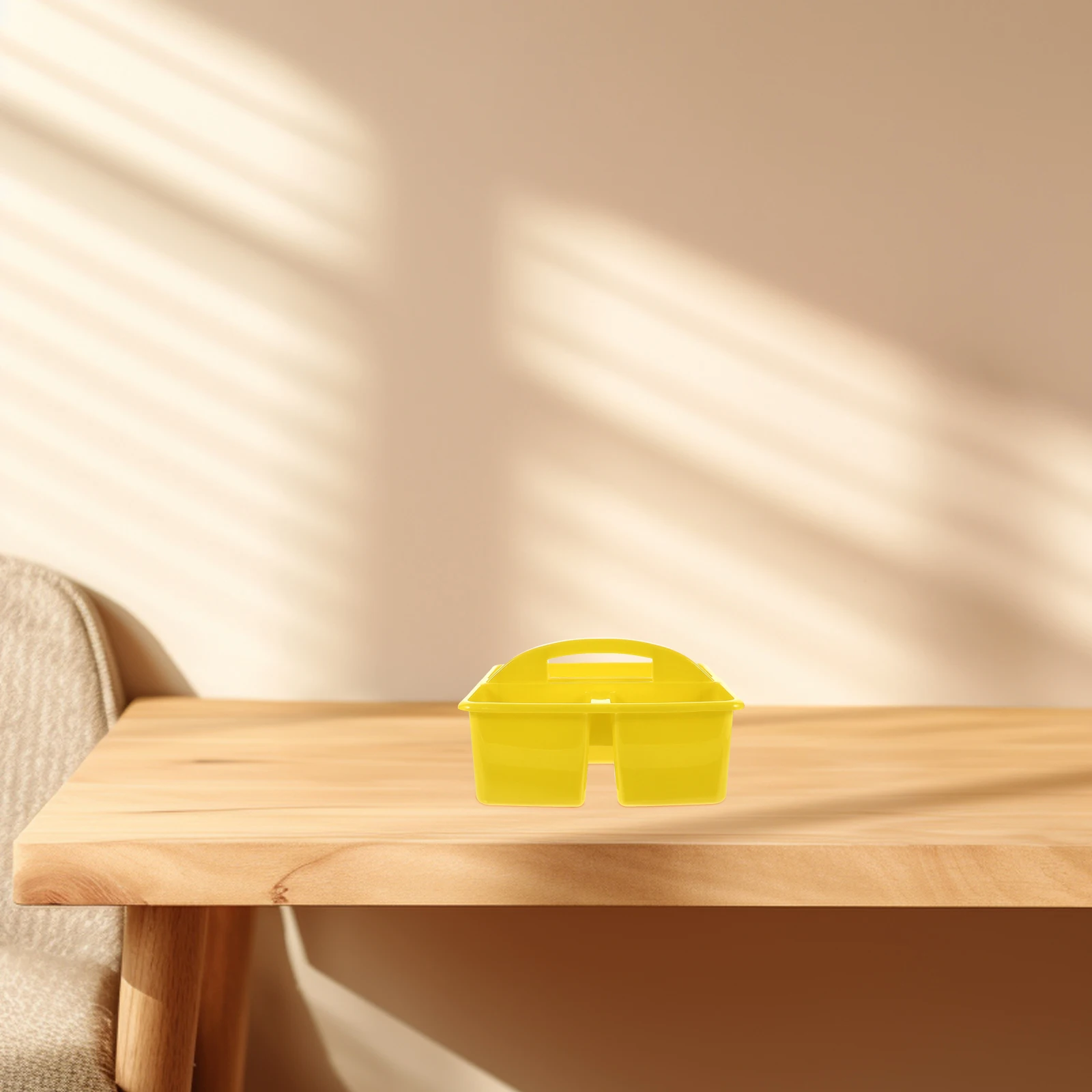 

2Pcs Portable Hand-Held Storage Basket Art Supply Organizer Stationery Storage Holder Large Capacity Holder Art Supply Organizer