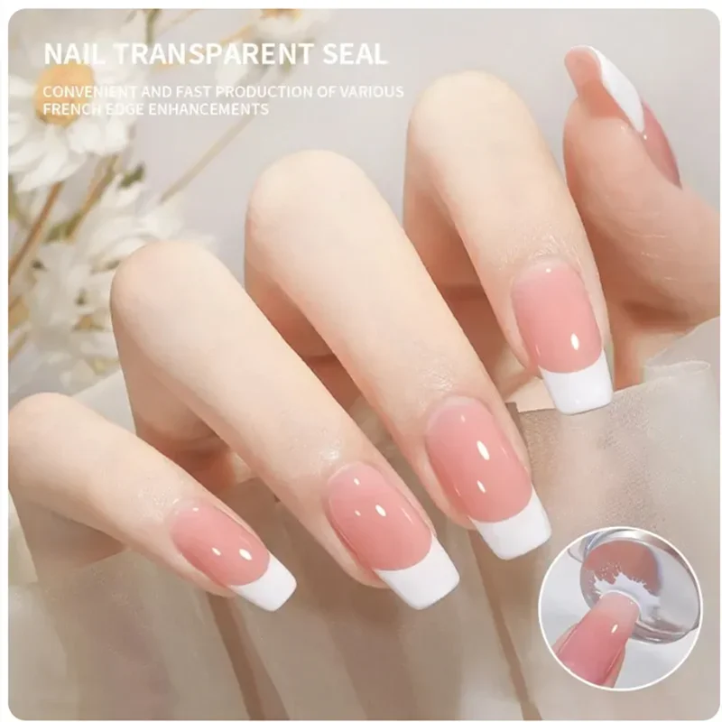 1 Sets of Silicone Transparent Seal Head Large Scraper Nail Color Transfer Tool Nail Art Template Molds Clear Nail Art Stamper