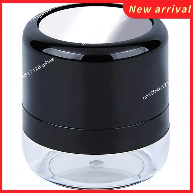 N89R Пустая рассыпчатая коробка для пудры, коробка для пудры для макияжа, портативная зеркальная коробка для рассыпчатой пудры, зеркальная основа для путешествий своими руками